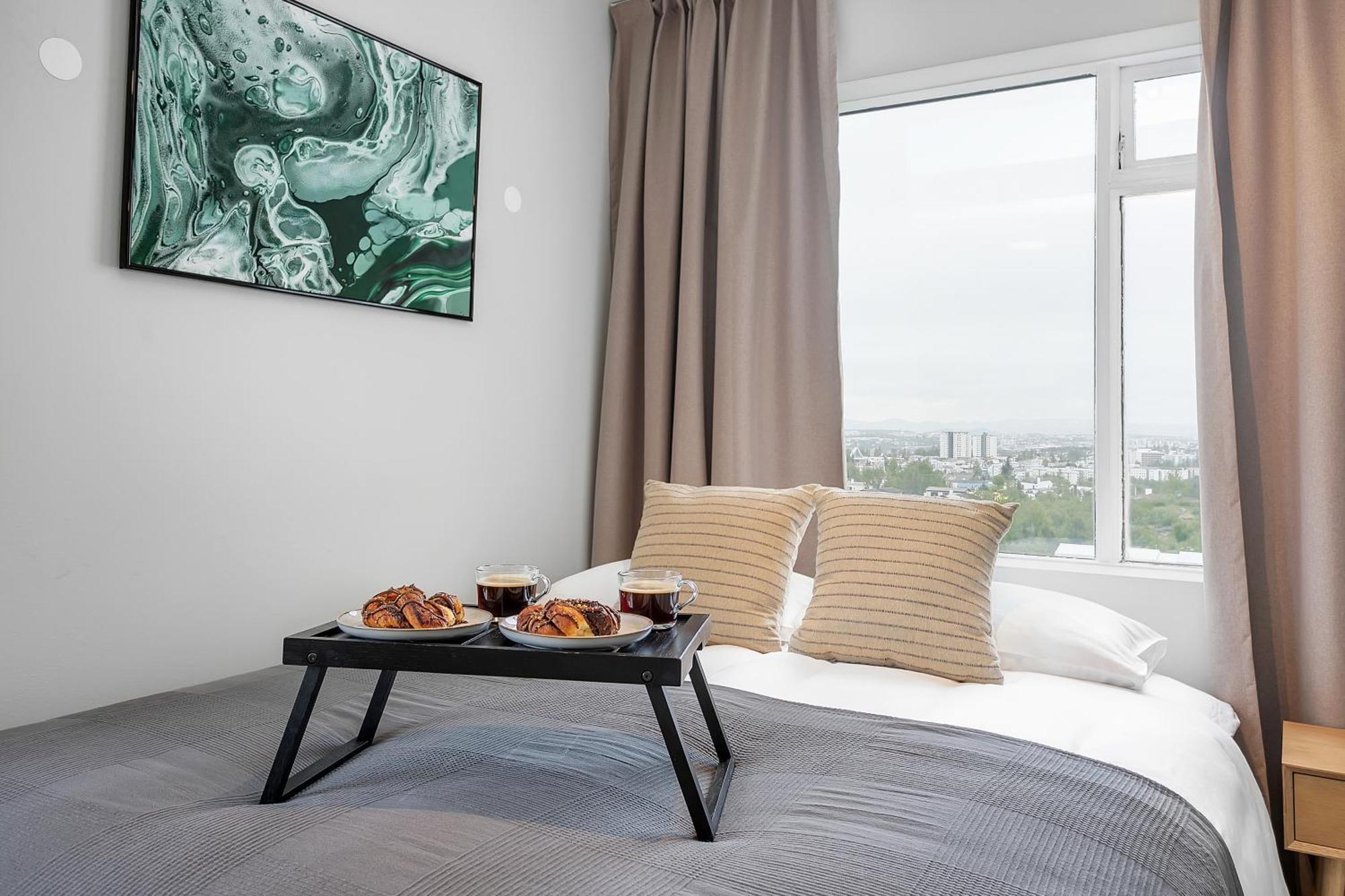 Charming Studio - Stunning Panorama View Reykjavík Exterior foto